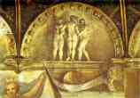 Correggio. Three Graces. View of the ceiling. Detail.