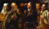 Georges de La Tour. The Quarrel of the Musicians.