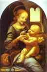 Leonardo da Vinci. Madonna Benois.