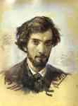 Isaac Levitan. Self-portrait.
