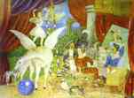 Pablo Picasso. Sketch of Set for the "Parade".